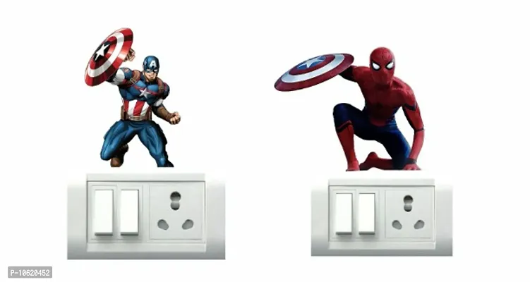 Spiderman Switch Board Wall Sticker set of 8-thumb2