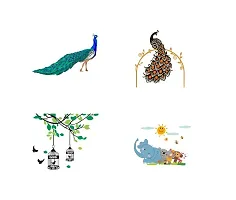 Animals Switch Board Wall Sticker set of 4-thumb1