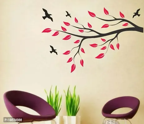 Tree with Birds Kids Wall Sticker and Decals Pack of 1-thumb2