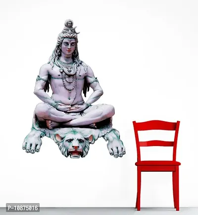 Lord Shiva Religious Wall Sticker and Decals Pack of 1-thumb2