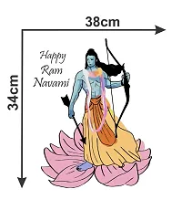 Ram Navami Design Religious Wall Sticker and Decals Pack of 1-thumb2