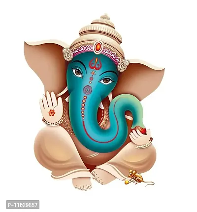 Ganeshji Religious Wall Sticker and Decals Pack of 1-thumb0