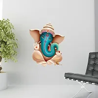 Ganeshji Religious Wall Sticker and Decals Pack of 1-thumb1