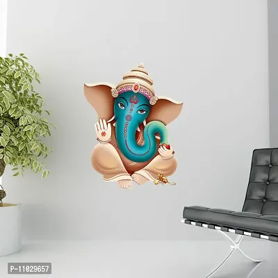 Ganeshji Religious Wall Sticker and Decals Pack of 1-thumb2