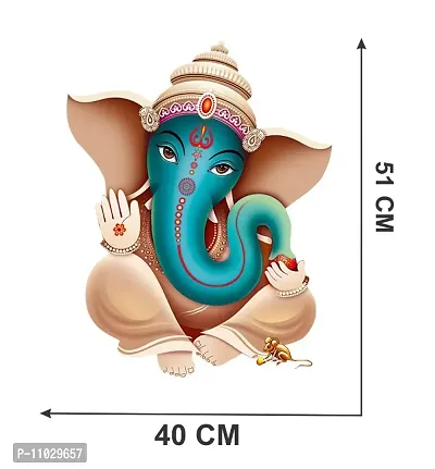 Ganeshji Religious Wall Sticker and Decals Pack of 1-thumb3