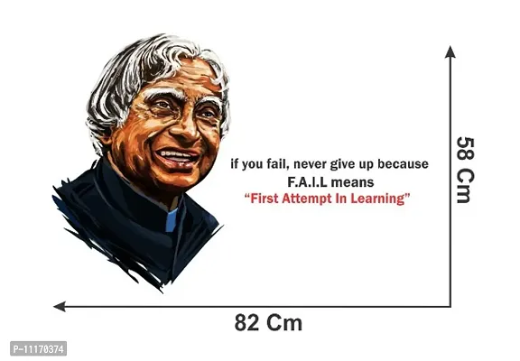 Abdul Kalam Fail First Attempt Inspiration Quote Wall Sticker and Decals Pack of 1-thumb3