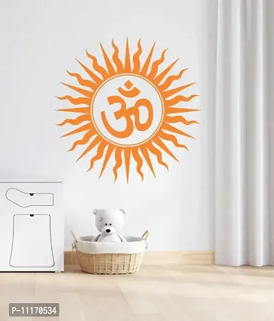 Om Design Religious Wall Sticker and Decals Pack of 1