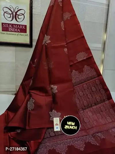 Stylish Women Banarasi Silk Jacquard Saree with Blouse piece