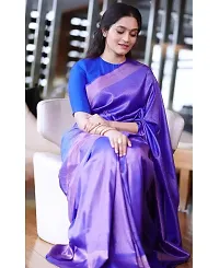 Stylish Women Banarasi Silk Jacquard Saree with Blouse piece-thumb1