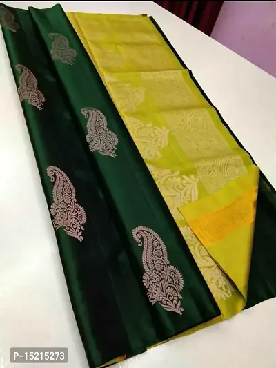 Elegant Multicoloured Art Silk Jacquard Women Saree with Blouse Piece-thumb0