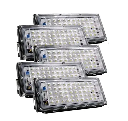 LED Pack Of 5 Spotlight 50W, Waterproof IP65 Outdoor LED Reflector