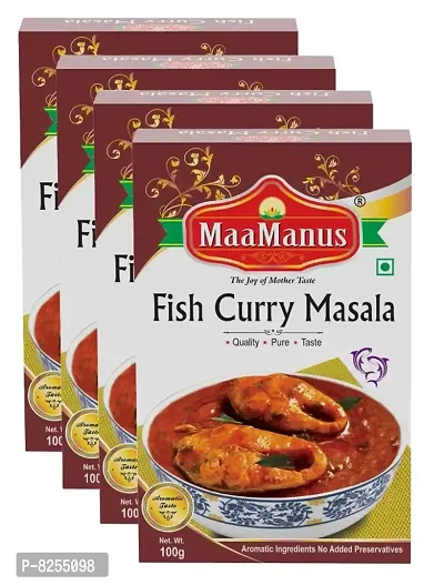 Fish Curry Masala |Easy to Cook 100g, Pack of 4