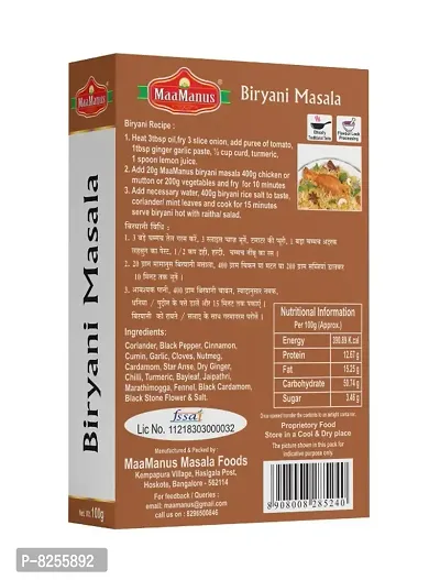 Chicken Biryani Masala |Easy to Cook 100g, Pack of 2-thumb3