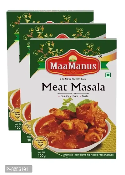 Meat Masala / Mutton masala | Easy to Cook 100g, Pack of 3-thumb0