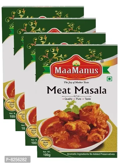 Meat Masala / Mutton masala | Easy to Cook 100g, Pack of 4-thumb0