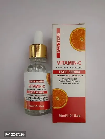 Natural Face Serum, Increases Skins Glow Instantly and Reduces Spots Overtime, Bright Complete Vitamin C Booster, 30 ml