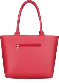 Stylish Red Artificial Leather  Handbags For Women-thumb1