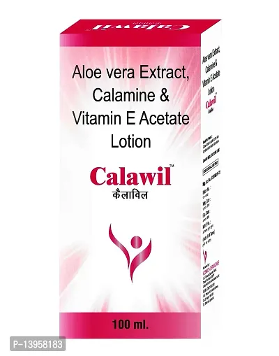 Cyrilpro Calawil Lotion for Very Dry Skin, Nourishing Body Milk with Aloe Vera Extract Calamin  Vatimin E Acetate For Men  Women | (Pack of 2)200 ml-thumb0