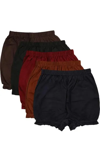 OneHalf Girls' & Boys' Cotton Bloomers Pack of 5