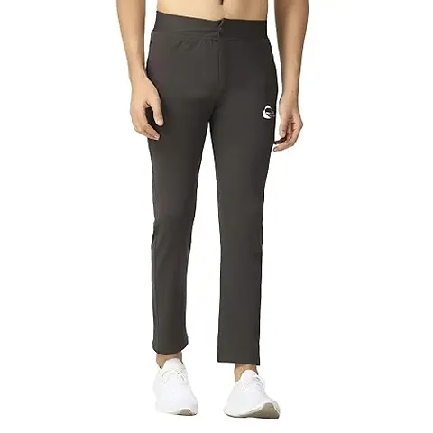 Mesua Ferrea Men's Gym & Yoga Wear Stretchable Trackpant with Two Zipper Pockets