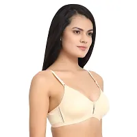 Flora Lingerie Kareena Women's Cotton Lycra, Medium Coverage, Non-Padded, Non-Wired, Seamless Bra with Adjustable Straps-thumb2