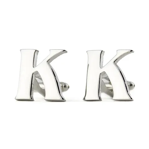 Peluche Alphabetadora Coloured Brass Cufflink (K)