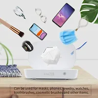 KitaNo 3-in-1 10W Wireless Charger  UV C Disinfection/sanitisation Box for Currency, Keys, Phone, Jewellery etc and Personal Mirror (Model 1)-thumb3