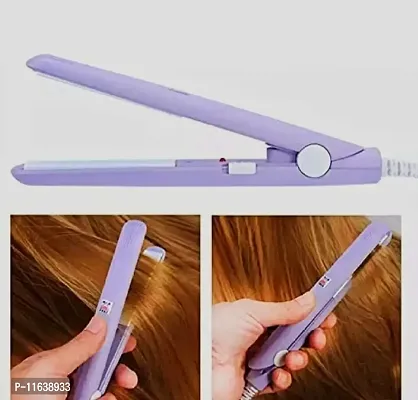 Mini Temperature Control Flat Iron Hair Straightener Hair Straightener for Women Dryer Hair Straightening Brush and Curler Quick Hair Styler Hair Straightener