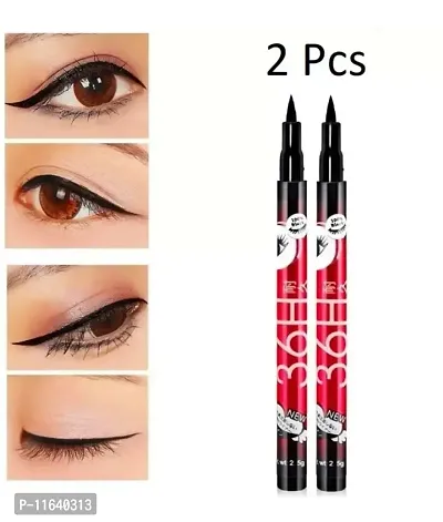 VEHLAN Black 36H Waterproof Eyeliner ( pack of 2 )-thumb0