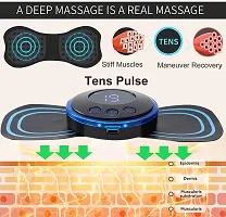 GYANVI Body Massager Machine for Pain, Massage Device Neck Massager 8 Modes 19 Levels, Rechargeable Pain Relief EMS Massage Butterfly Machine for Shoulder/Arms/Legs/Back Pain for Men and Women.-thumb4