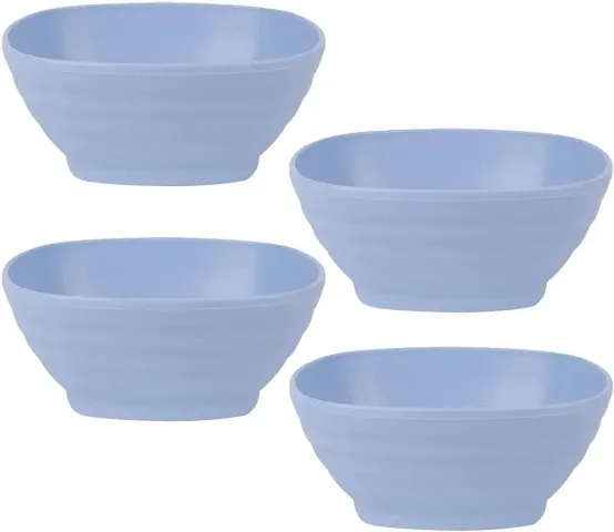 GYANVI Unbreakable Cereal Bowls Set of 4, Reusable Wheat Straw Bowls Microwave and Dishwasher Safe/Soup Bowls Fiber Lightweight Bowls for Kitchen Serving Salad Rice Snacks (Square)