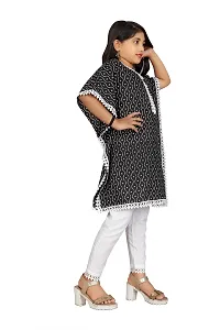 Pretty Fancy Girls Kurta Set (12-13 Years, Black)-thumb3