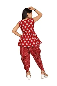 Agile Elegant Girls Salwar Suit Sets (6-7 Years, Red)-thumb1