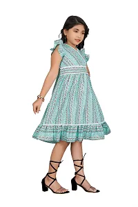 Trendy Cotton Fancy Kids FrocksDresses. (12-13 Years, Rama)-thumb2