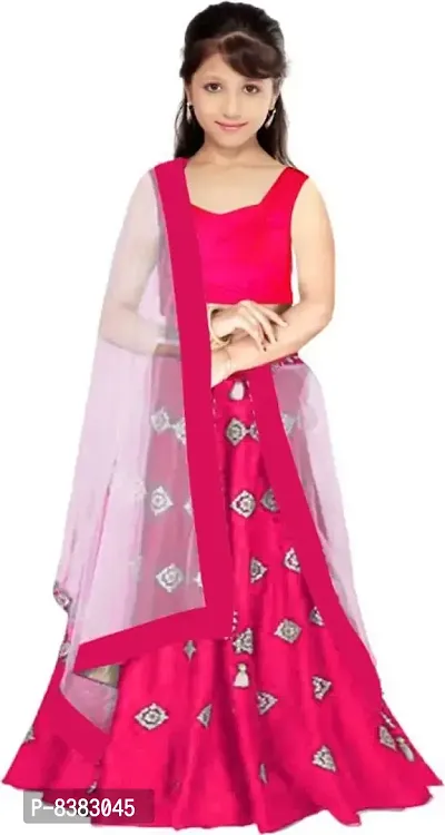 Girls Lehenga Choli Embroidered Lehenga, Choli-thumb0