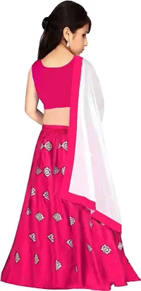 Girls Lehenga Choli Embroidered Lehenga, Choli-thumb1