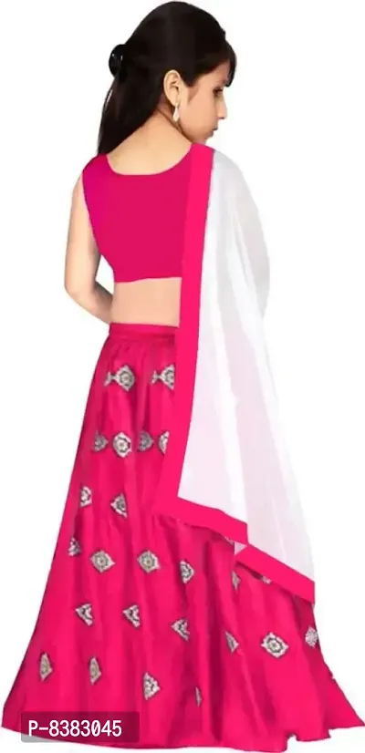 Girls Lehenga Choli Embroidered Lehenga, Choli-thumb2