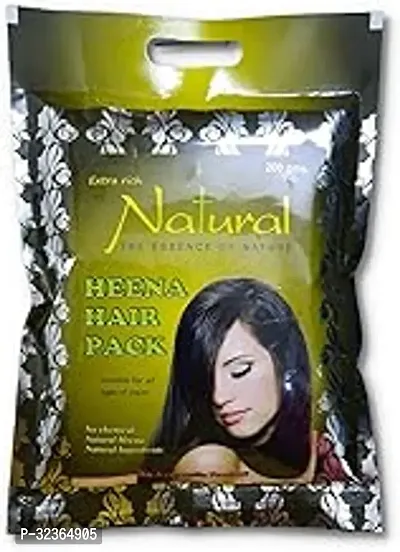 Natural Heena Hair pack 200 gm each Pack of 2-thumb0