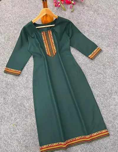 Stylish Embroidered A-Line Kurta