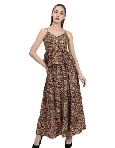 Stylish Fancy Designer Crepe Dresses For Women