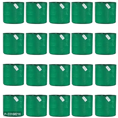 UV Protected Round Plants Grow Bags 9x9 Inches Pack of 20  Green Colour