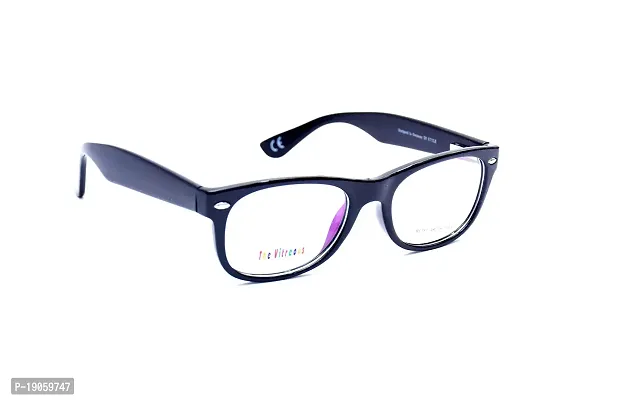 The Vitreous,Zero Power Light Blocking Cut Computer Glasses for Women, Optical frame with demo lenses (blue)-thumb2