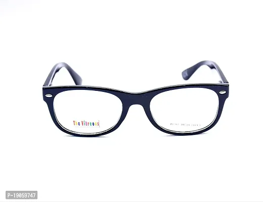 The Vitreous,Zero Power Light Blocking Cut Computer Glasses for Women, Optical frame with demo lenses (blue)-thumb0