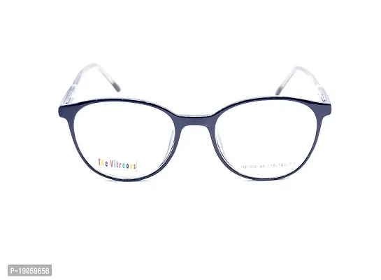 The Vitreous,Zero Power Light Blocking Cut Computer Glasses for Women, Optical frame with demo lenses
