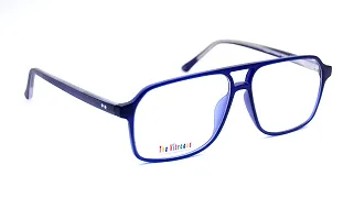The Vitreous,Zero Power Light Blocking,Blue Cut Computer Glasses for Women (BLUE)-thumb2