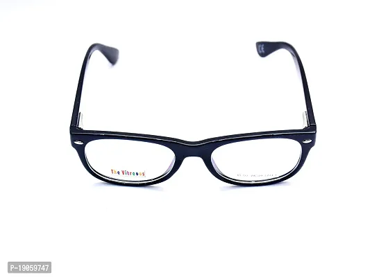 The Vitreous,Zero Power Light Blocking Cut Computer Glasses for Women, Optical frame with demo lenses (blue)-thumb4