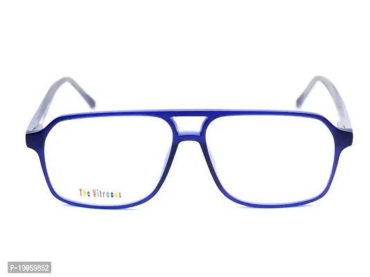 The Vitreous,Zero Power Light Blocking,Blue Cut Computer Glasses for Women (BLUE)