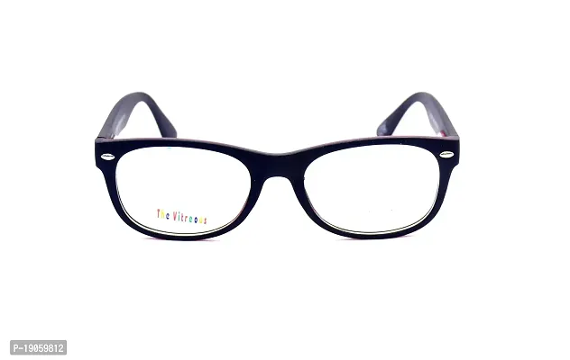 The Vitreous,Zero Power Light Blocking Cut Computer Glasses for Women, Optical frame with demo lenses (black)-thumb0