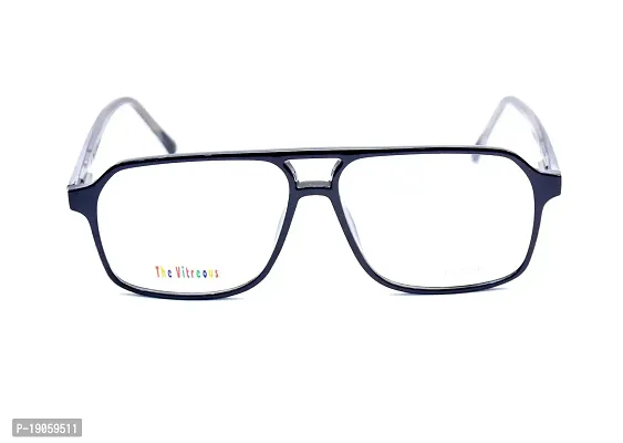 The Vitreous,Zero Power Light Blocking,Blue Cut Computer Glasses for Women (BLACK)