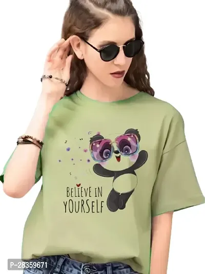 Classic Polyester Printed Tshirt for Women